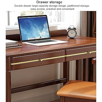 デスク (引き出し２つ) Amazon.co.jp: Tribesigns 2人用デスク 79インチ ダブルデスク